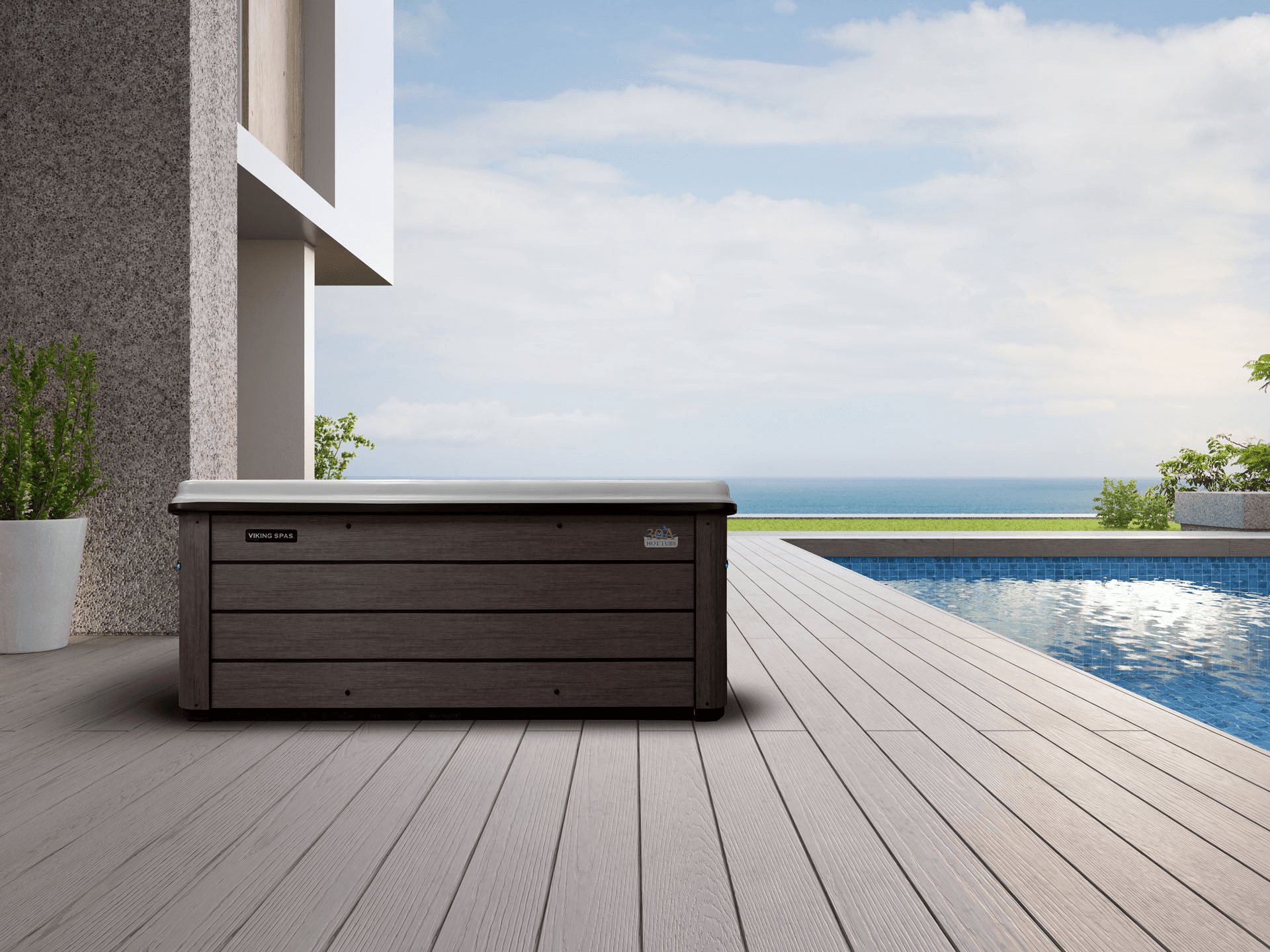 Hot tub installation